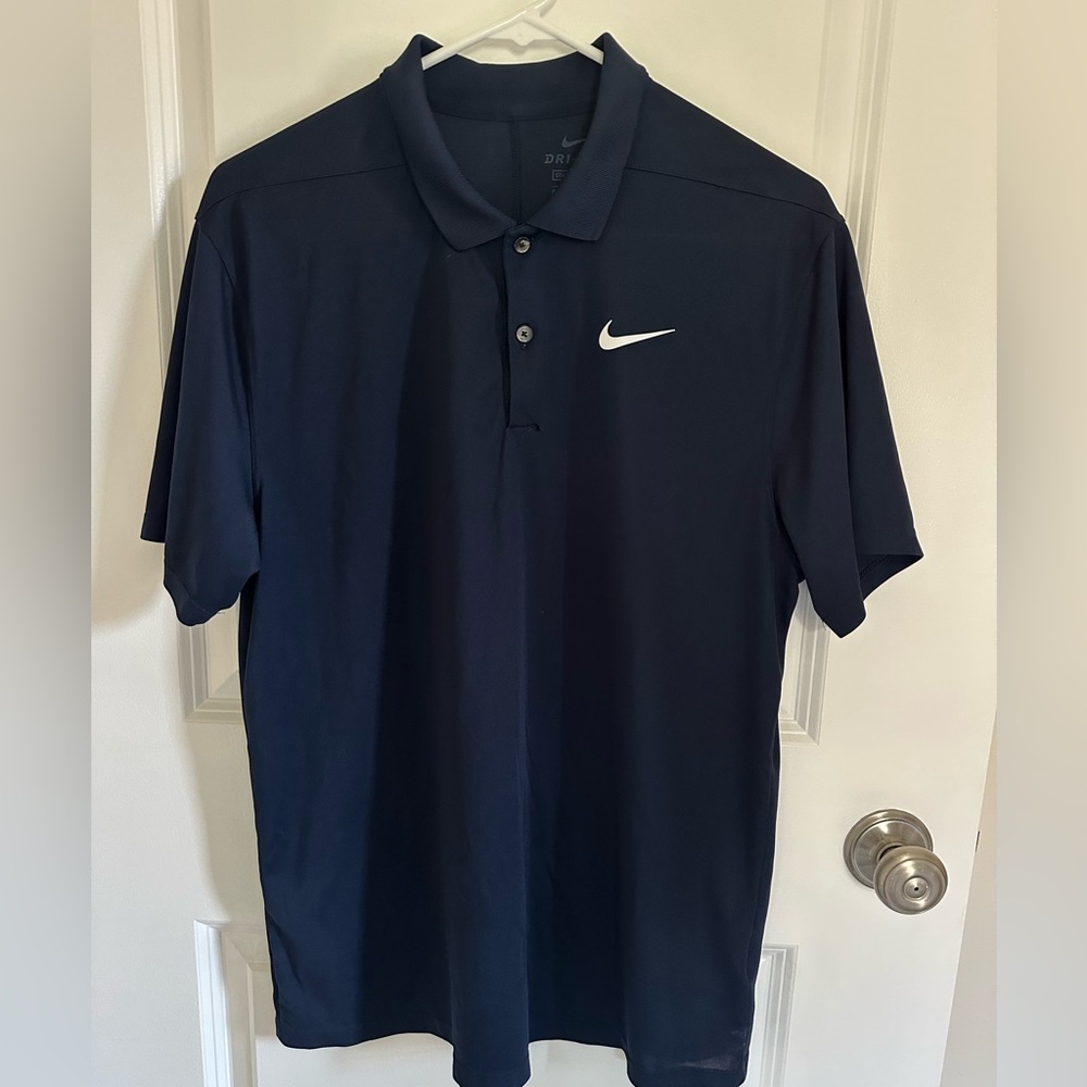 Nike Men's Dark Blue Polo Shirt